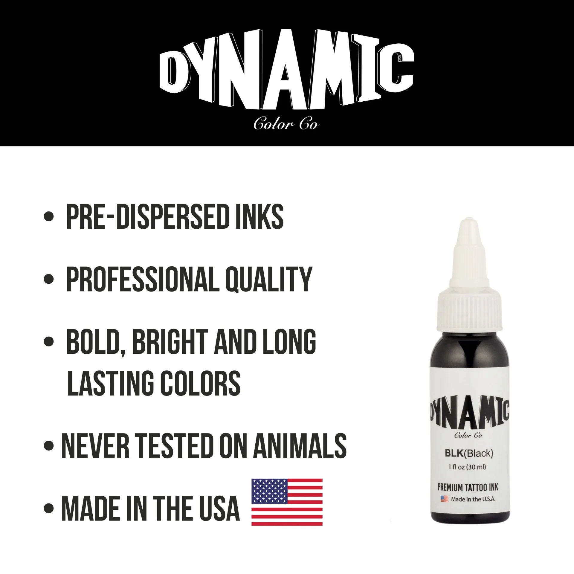 Dynamic Tattoo Ink Black 1 oz - 5