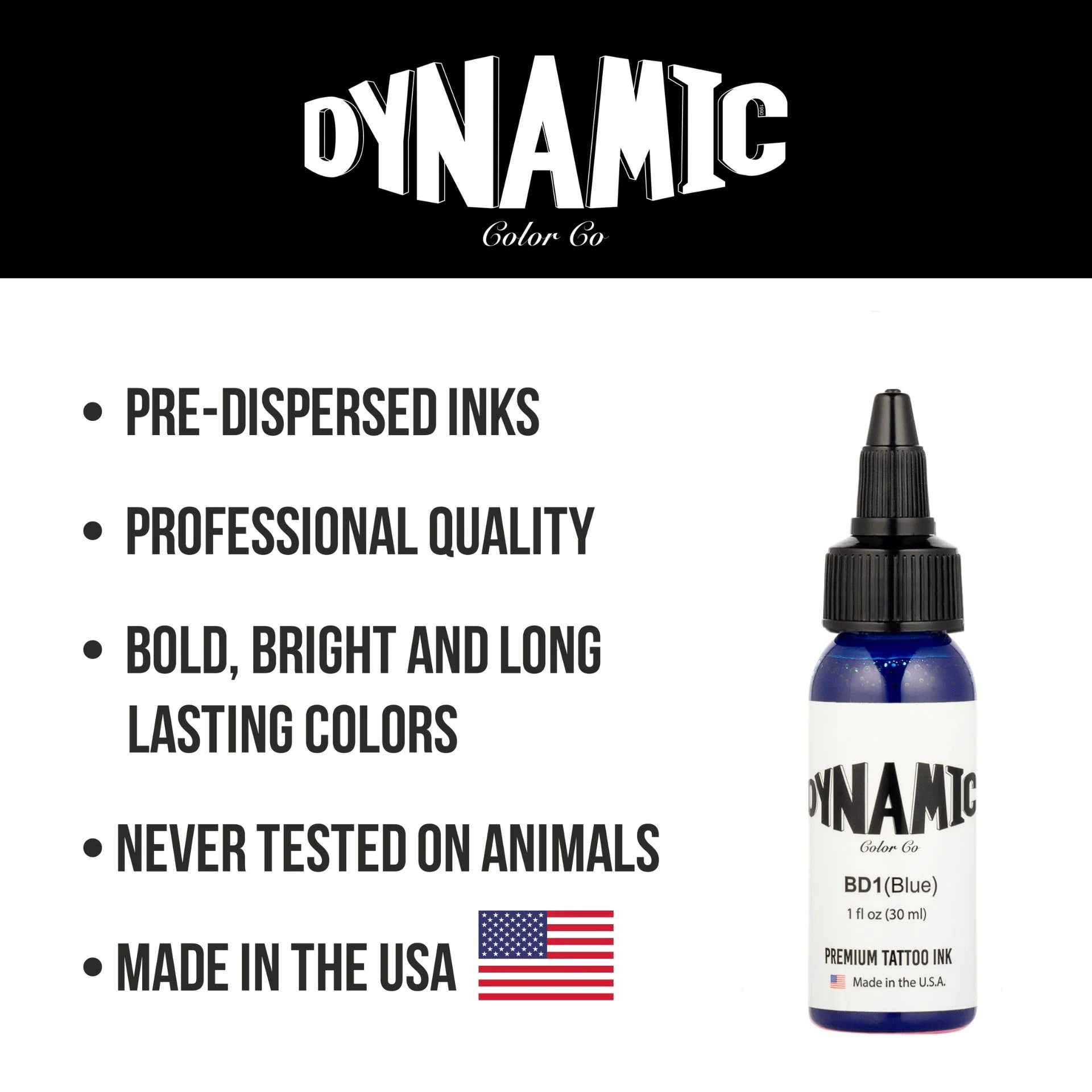 Dynamic Ink Tattoo Blue 1 oz - 5