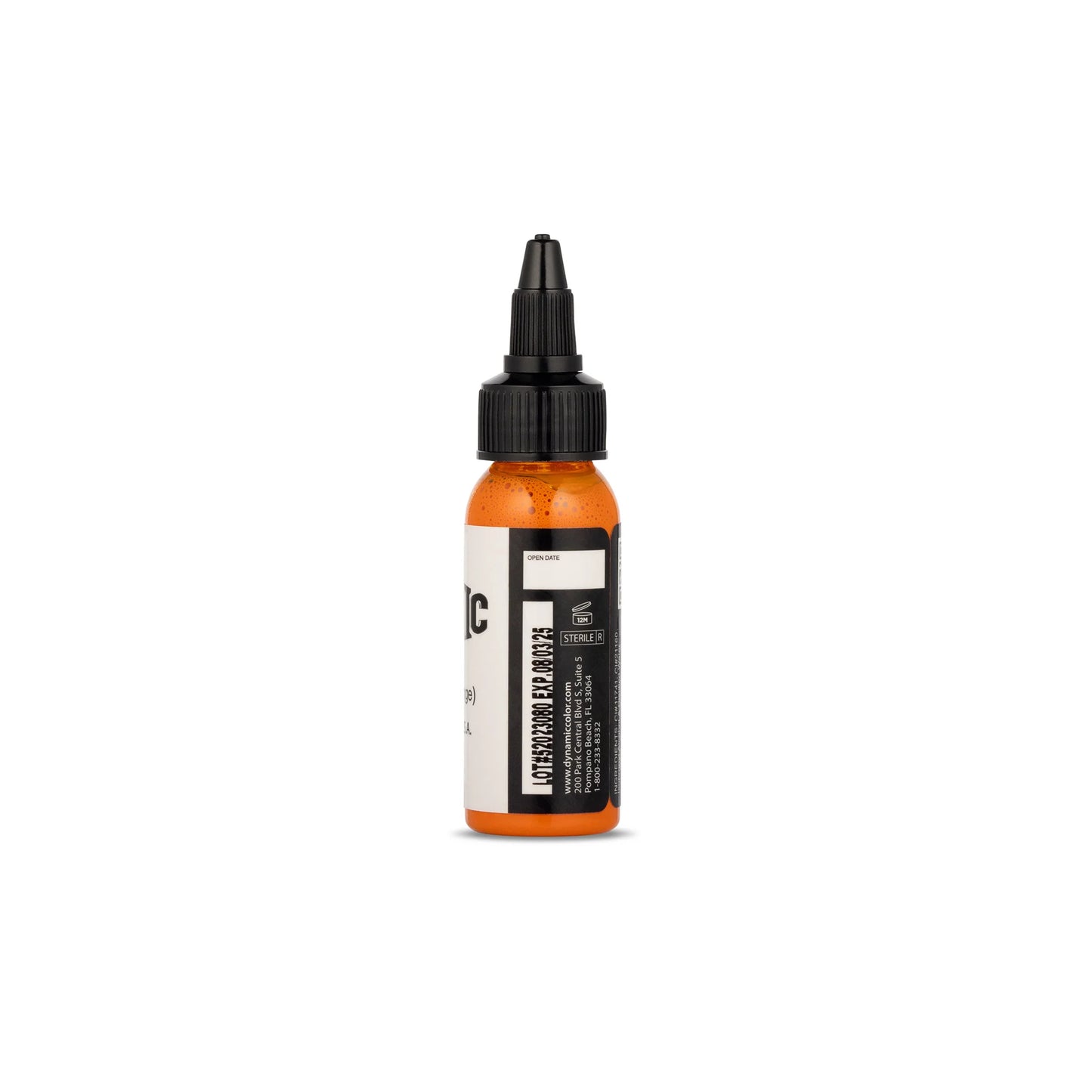 Dynamic Tattoo Ink Bright Orange 1 oz - 2