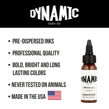 Dynamic Tattoo Ink Brown 1 oz - 5