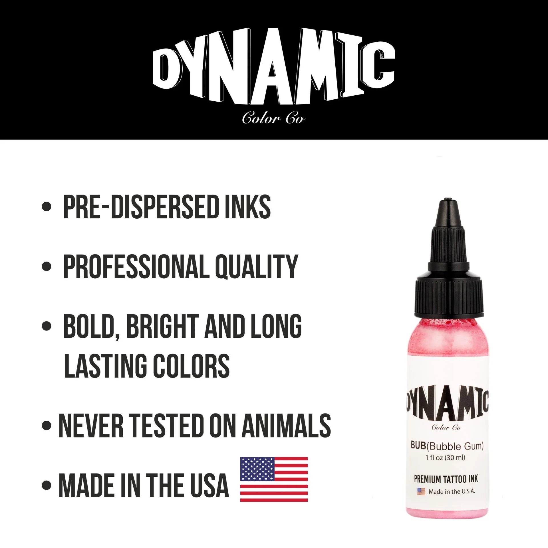 Dynamic Tattoo Ink Bubble Gum Tattoo 1 oz - 5