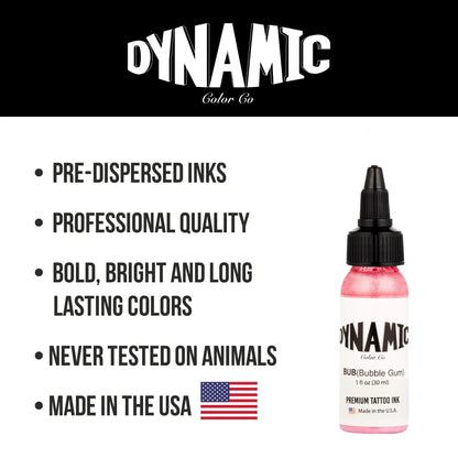 Dynamic Tattoo Ink Bubble Gum Tattoo 1 oz - 5