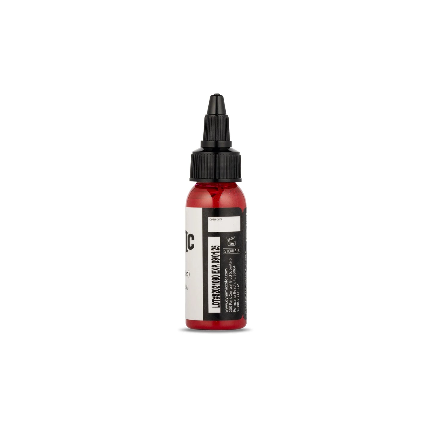 Dynamic Tattoo Ink Burgundy Red 1 oz - 3