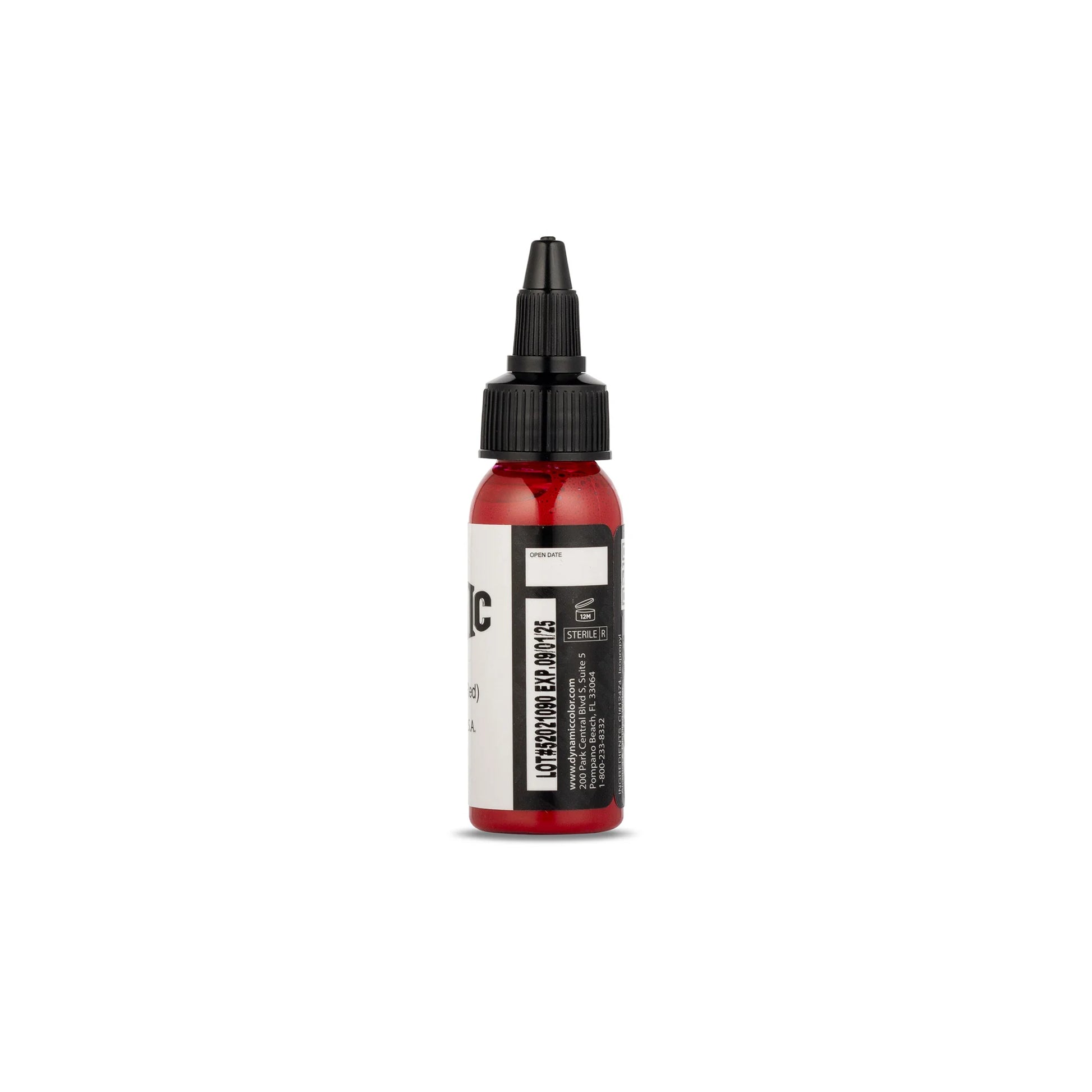 Dynamic Tattoo Ink Burgundy Red 1 oz - 3