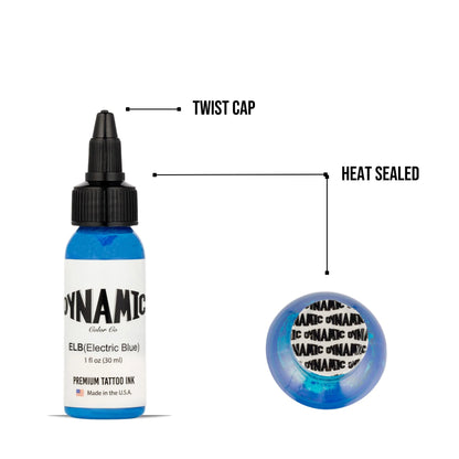 Dynamic Tattoo Ink Electric Blue 1 oz - 4