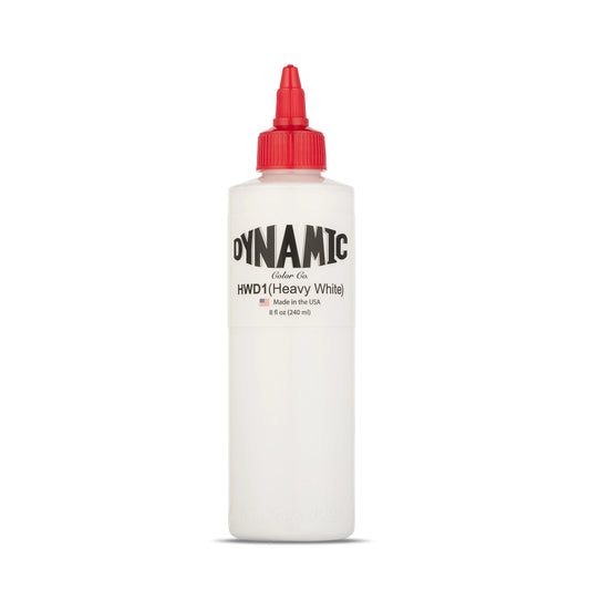 Dynamic Tattoo Ink | Heavy White | 8 oz - Monster Steel
