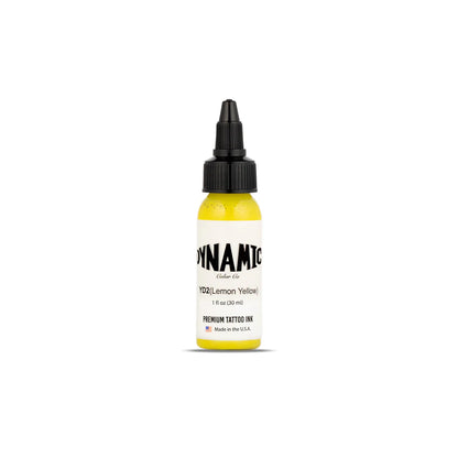 Dynamic Tattoo Ink Lemon Yellow 1 oz - 1