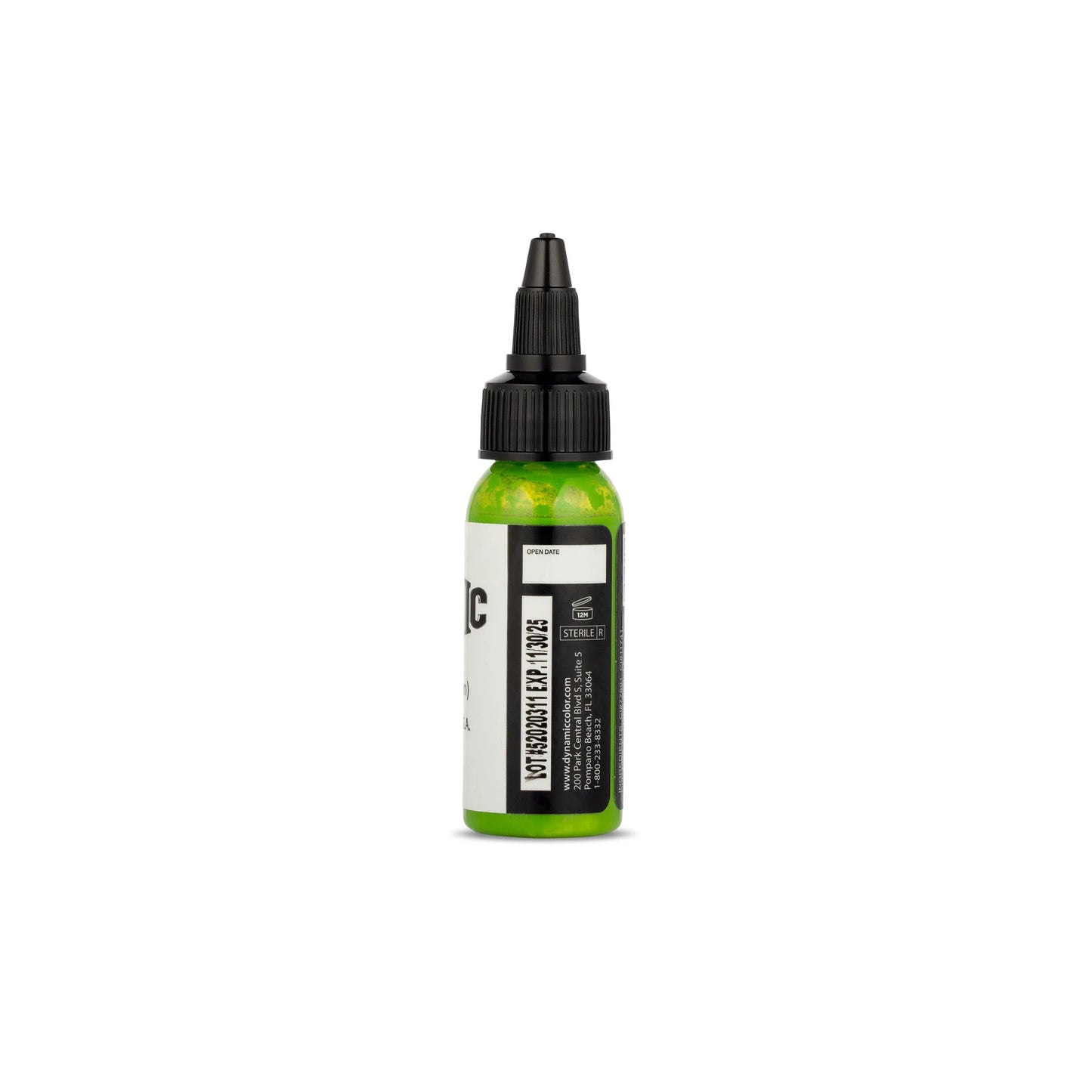 Dynamic Tattoo Ink Lime Green 1 oz - 2