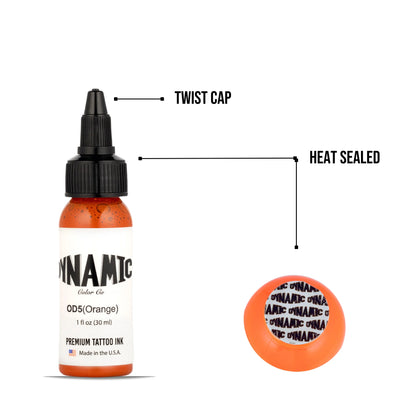 Dynamic Ink Tattoo Orange 1 oz - 4