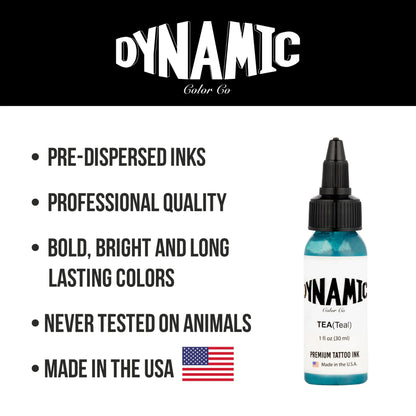 Dynamic Tattoo Ink Teal 1 oz - 5