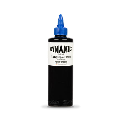 Dynamic Tattoo Ink Triple Black 8 oz - 1