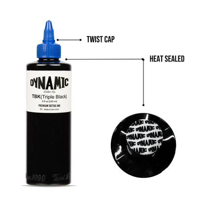 Dynamic Tattoo Ink | Triple Black | 8 oz – Monster Steel