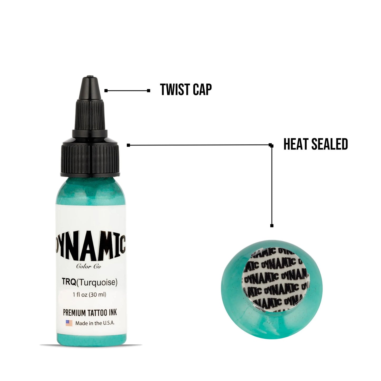 Dynamic Tattoo Ink Turquoise 1 oz - 4