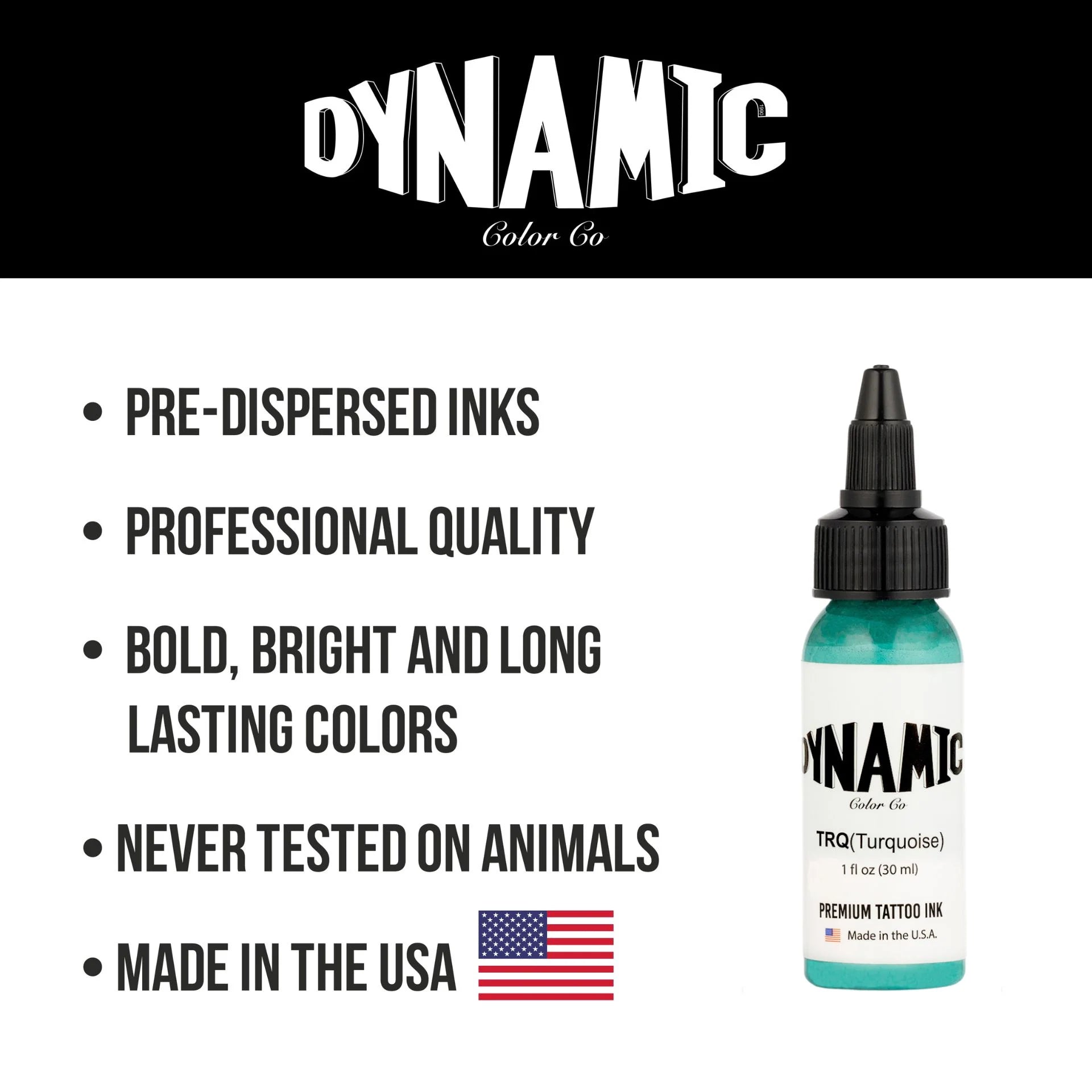 Dynamic Tattoo Ink Turquoise 1 oz - 5