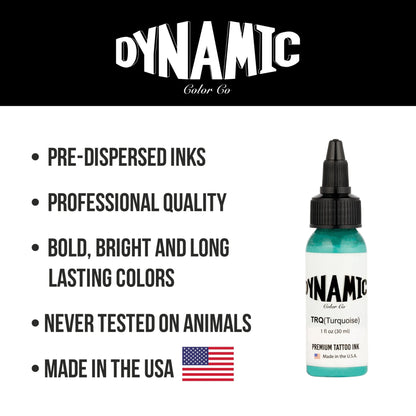 Dynamic Tattoo Ink Turquoise 1 oz - 5