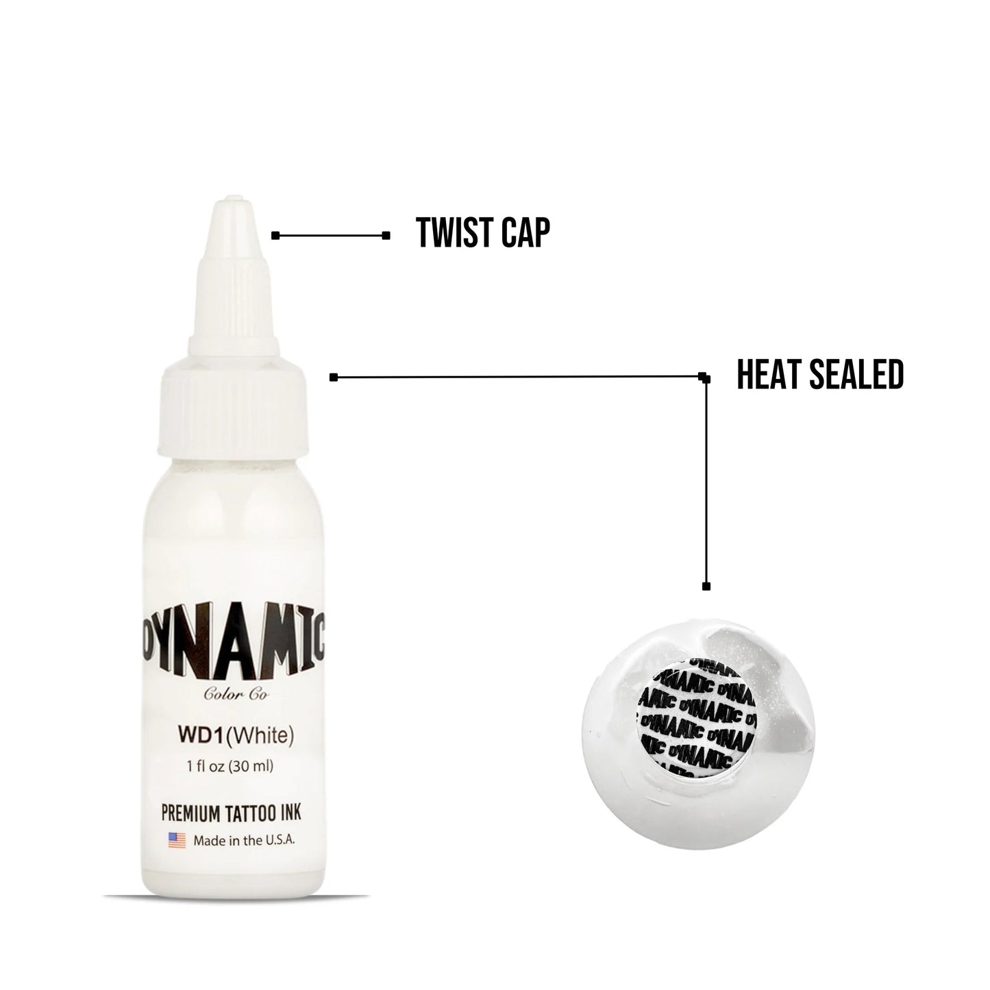 Dynamic Tattoo Ink White 1 oz - 4