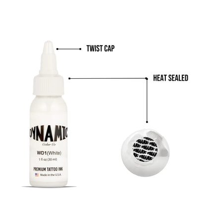 Dynamic Tattoo Ink White 1 oz - 4