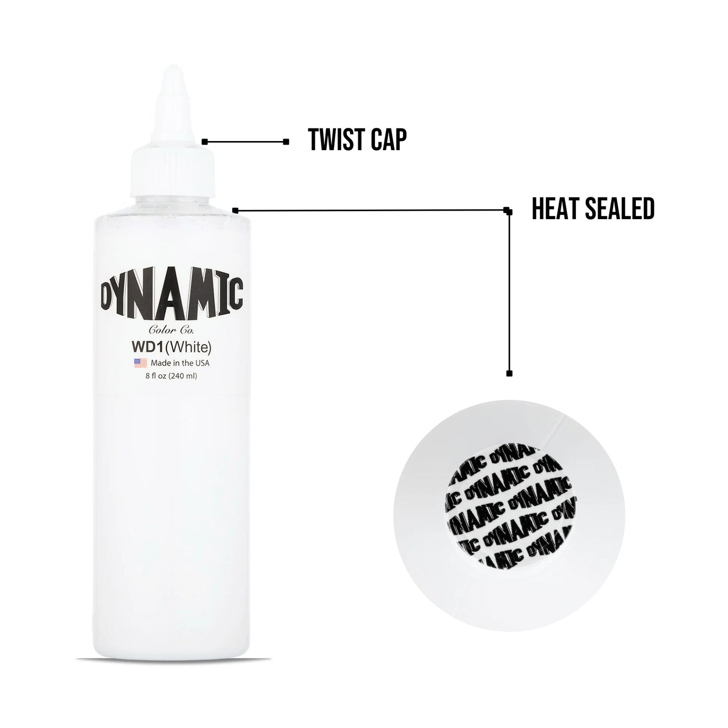 Dynamic Tattoo Ink White 8 oz - 4