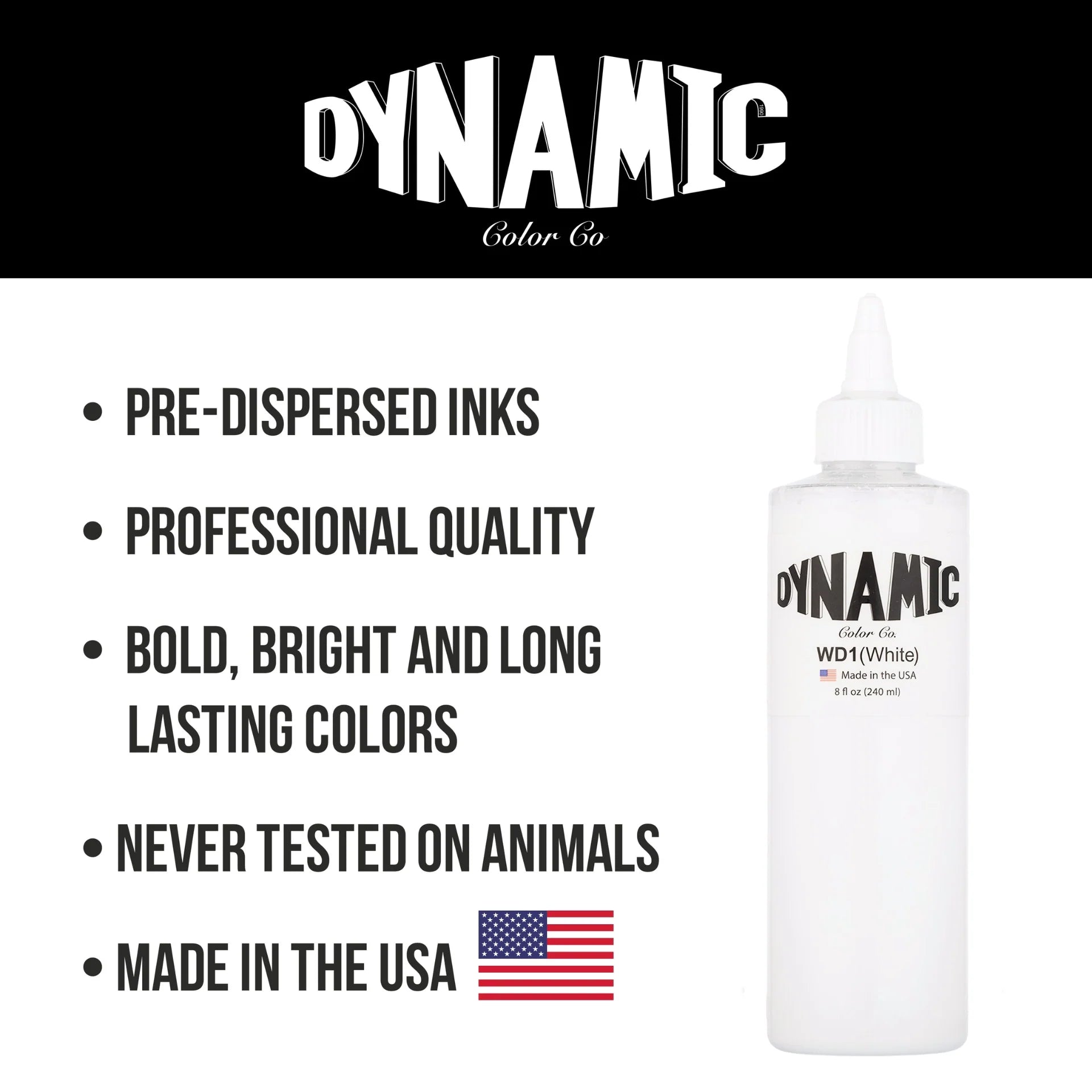 Dynamic Tattoo Ink White 8 oz - 5