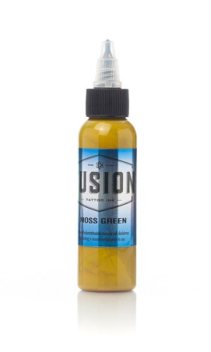 Fusion Tattoo Ink | Moss Green | 1 oz - Monster Steel