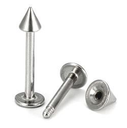 16g MICRO CONE LABRET Body Jewelry - Monster Steel