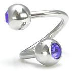 14g 7/16” Jeweled Twisters — Price Per 10 - Monster Steel