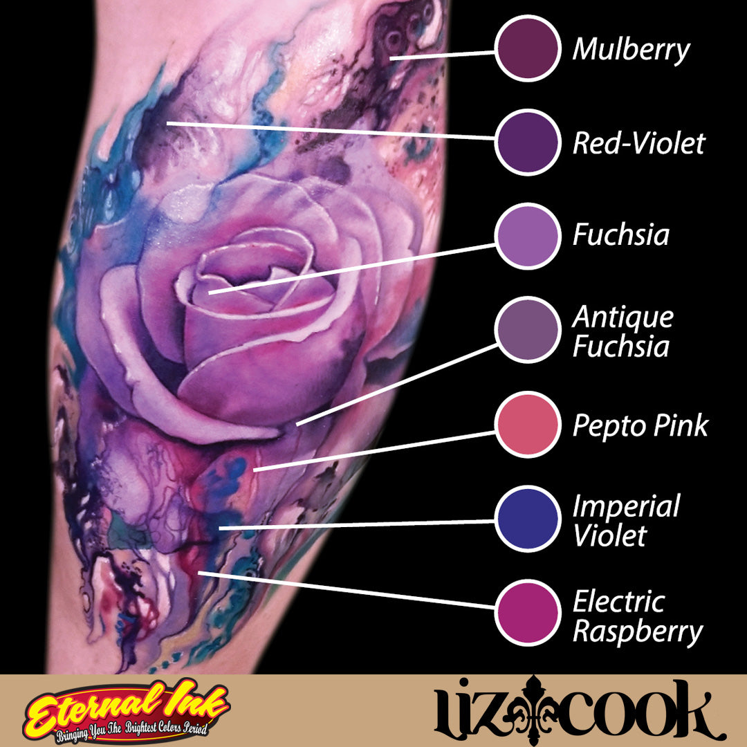 Eternal Tattoo Ink - Liz Cook Signature Series Set of 12 - 1oz Bottles