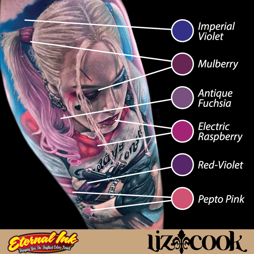 Eternal Tattoo Ink - Liz Cook Signature Series Set of 12 - 1oz Bottles
