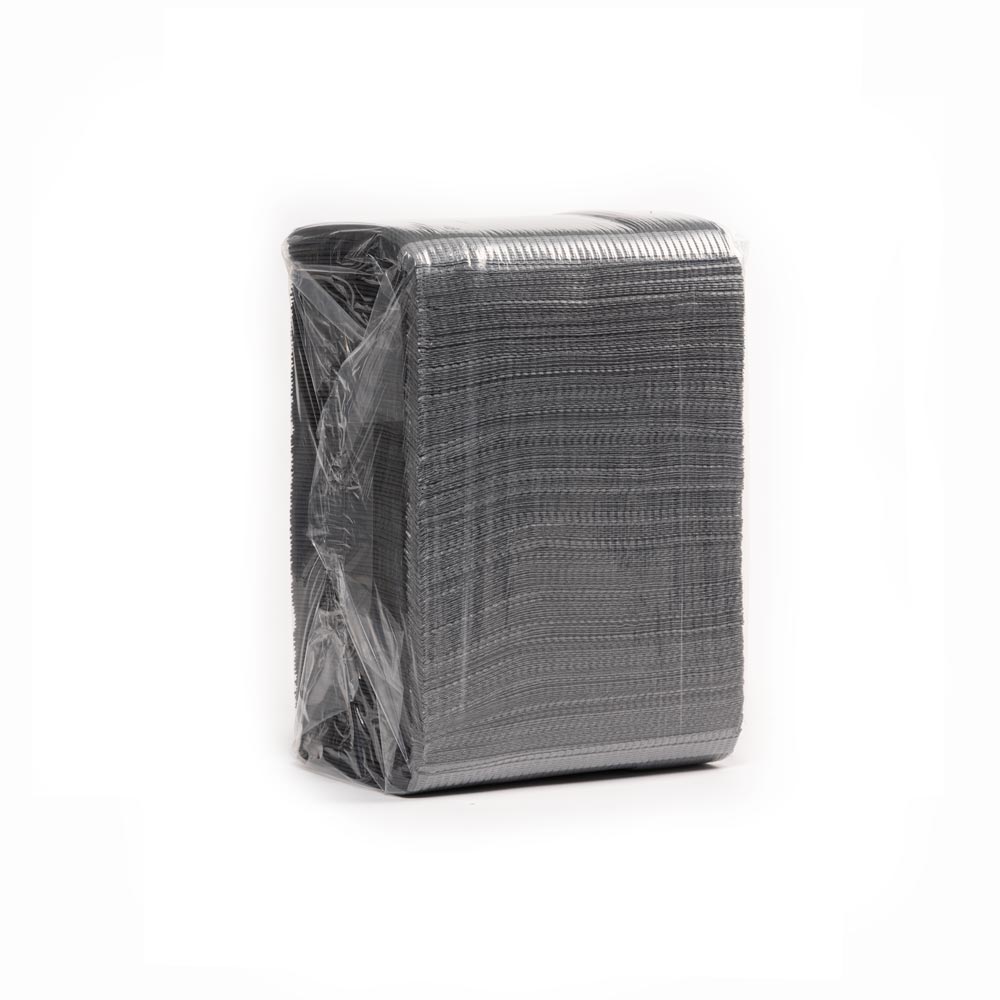 Saferly Medical Black Dental Bibs — 13” x 18” — Case of 500 - Monster Steel