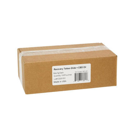 Recovery Tattoo Glide + CBD — 5g Pouch — Case of 100 - Monster Steel