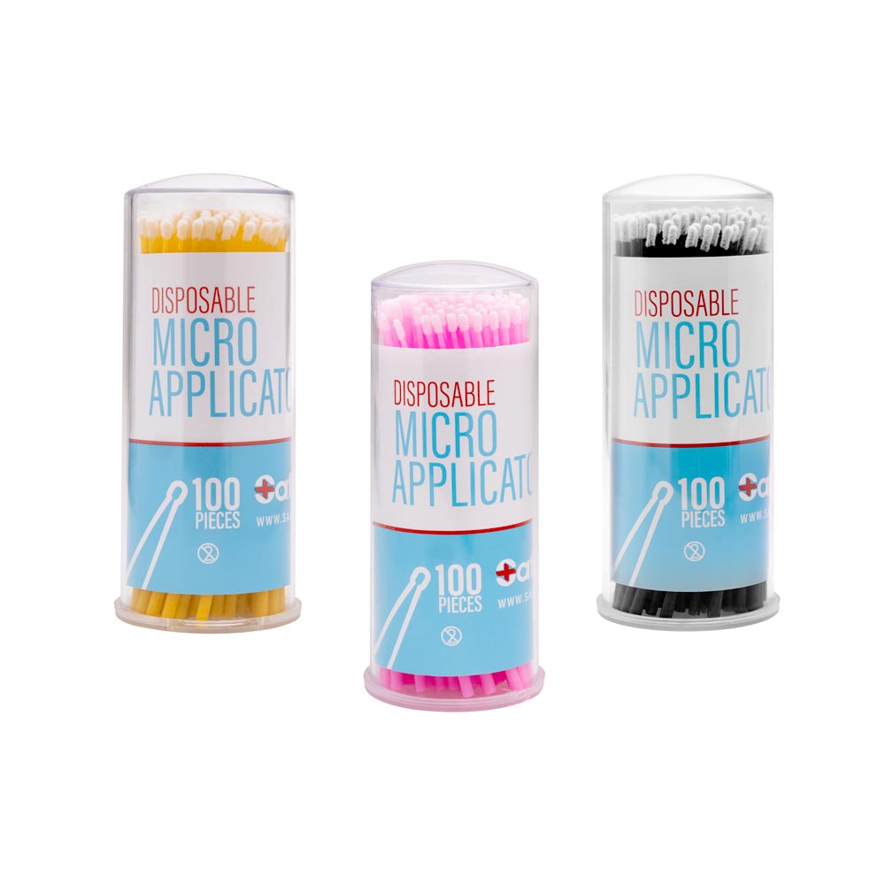 Saferly Disposable Micro Applicators — 100 Pieces — Pick Diameter - Painful Pleasures