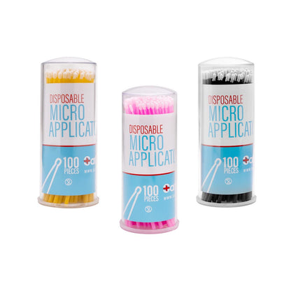 Saferly Disposable Micro Applicators — 100 Pieces — Pick Diameter - Painful Pleasures