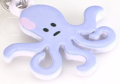 14g 7/16" Lavender Octopus Steel Belly Button Ring - Monster Steel