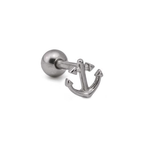 16g 5/16” Stainless Steel Anchor Ear Jewelry — Price Per 1 - Monster Steel