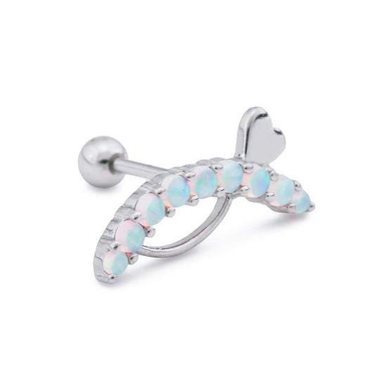 16g 5/16” Opal Love Straight Barbell — Price Per 1 - Monster Steel