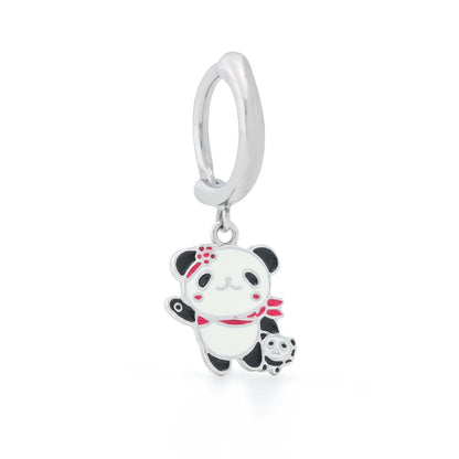 14g 3/8” Panda Friends Clicker Ring — Price Per 1 - Monster Steel