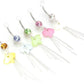 Jewel with Acrylic Dangle Tassel Belly Button Ring Colors
