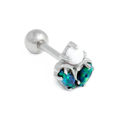 16g 5/16” Enchanted Opal Flower Straight Barbell — Price Per 1 - Monster Steel