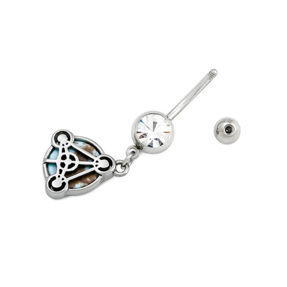 14g Scutum Fidei Belly Button Ring