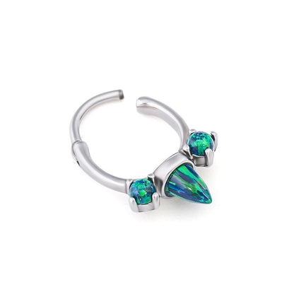 14g Green Opal Cartilage Clicker — Price Per 1