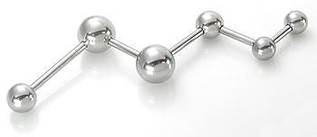 14g Multiple Tap Ball 90Âº  Ends - 5mm 6mm or 8mm Balls - Price Per 1 Ball - Monster Steel