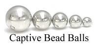 Steel Captive Bead Replacement Balls- 3mm-10mm