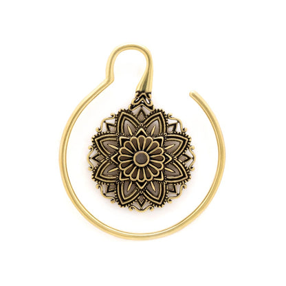 10g Mandala Brass Hanger Earrings — Price Per 2 - Monster Steel