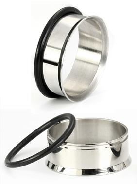 10g - 1" SINGLE FLARED STEEL EARLETS  - Price Per 1 - Monster Steel