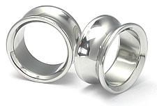 Thick Double Flared Stainless Steel Earlet - Price Per 1 - Monster Steel