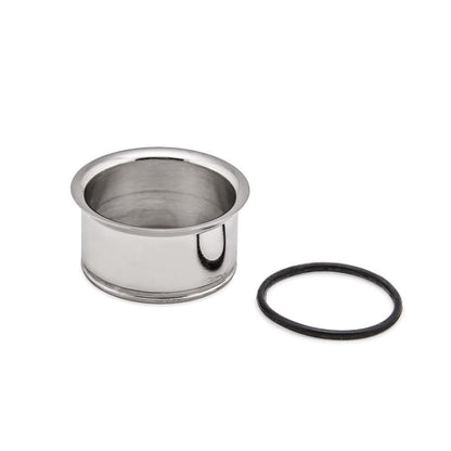 Single Bigger Flared Stainless Steel Earlets 8g - 1"