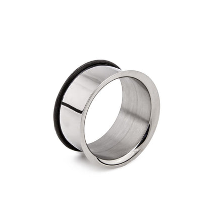 Single Bigger Flared Stainless Steel Earlets 8g - 1" - Price Per 1 - Monster Steel