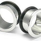 Top Hat Tunnel Stainless Steel Earlets - Price Per 1