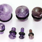 Top Hat AMETHYST STONE Plug with Black Oring - 8g - 9/16" - Price Per 1