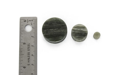 BAKERITE SNOWSTONE Double Flare Plugs 10g - 1" - Price Per 1 - Monster Steel